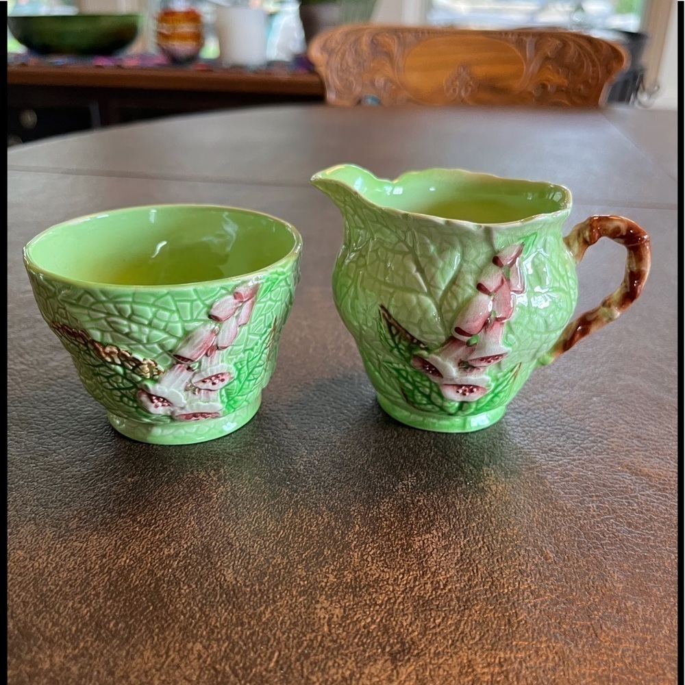 Carlton Ware Sugar and Creamer Set. Made in England of Australian Design